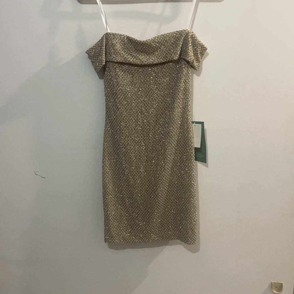Rainbow glitter skin tone dress